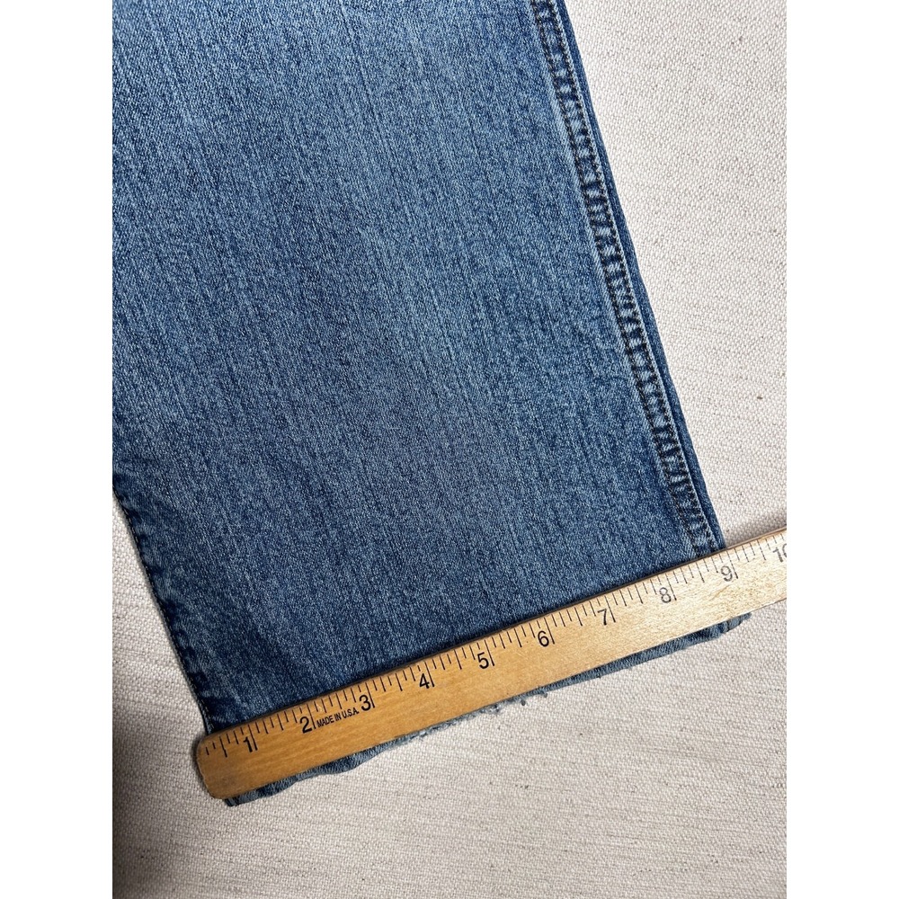 Ariat Rebar M4 Low Rise Boot Cut Jeans Mens 36x30 Whiskering Western Workwear - Picture 7 of 10